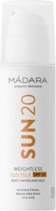 Produktbild Madara Weightless (Sonnenmilch, SPF 20, 150 ml)