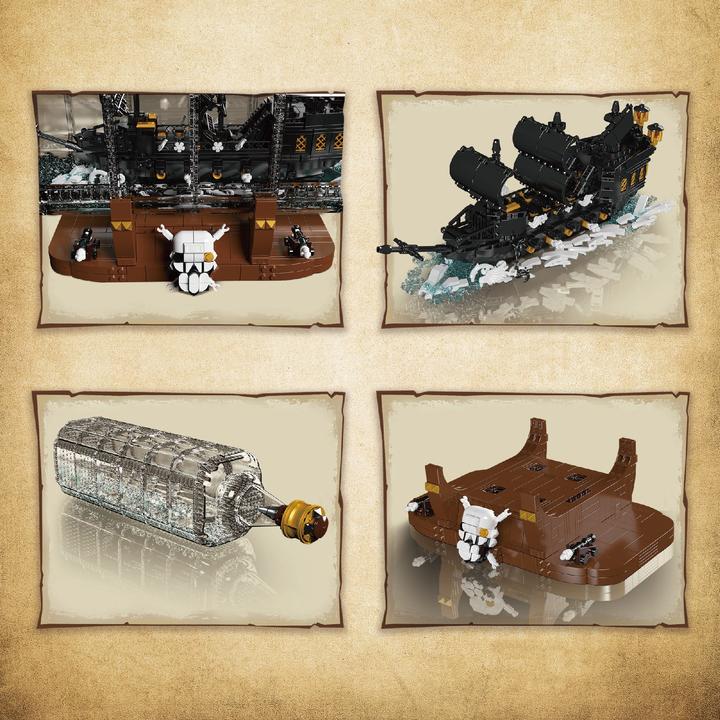 Image du produit Mould King Bateau en bouteille Black Pearl