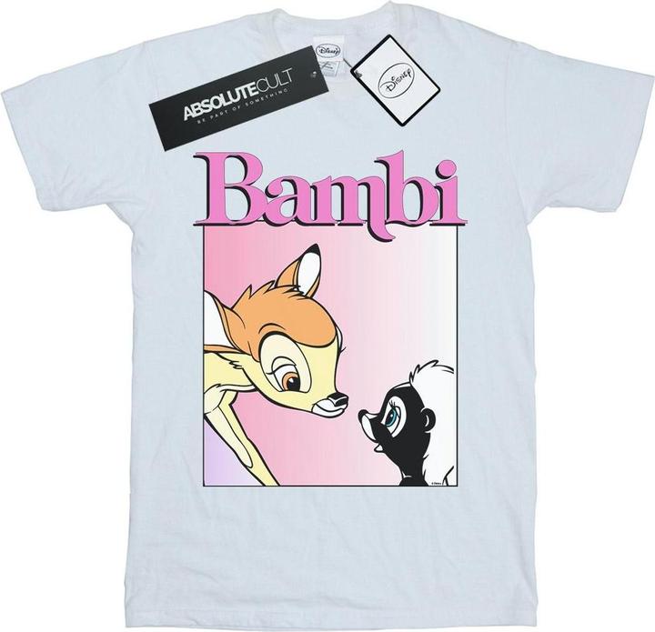 Actual product image Disney Womens/Ladies Bambi Nice To Meet You Cotton Boyfriend T-Shirt (L)