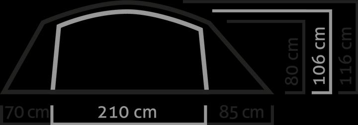 Immagine prodotto Salewa Sierra Leone (Tenda a cupola, 3.40 kg, 3 persone)