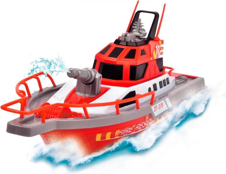 Actual product image Dickie RC steerable fire boat