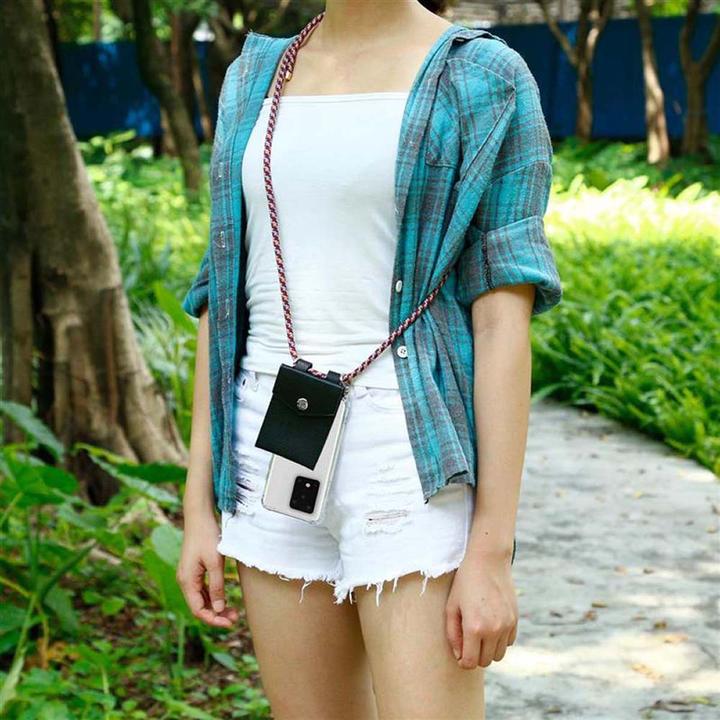 Produktbild Cadorabo TPU Handy Kette SILBER Cover