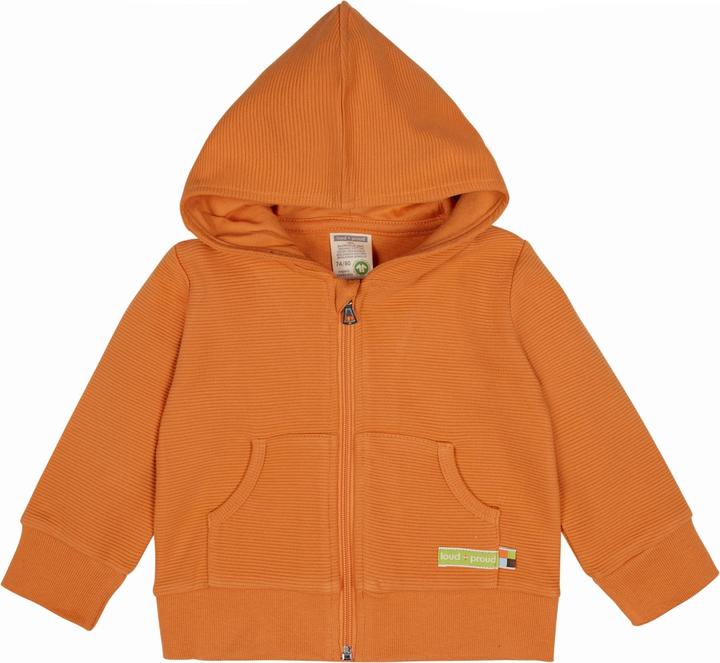 loud + proud Kapuzenjacke Rippenstruktur