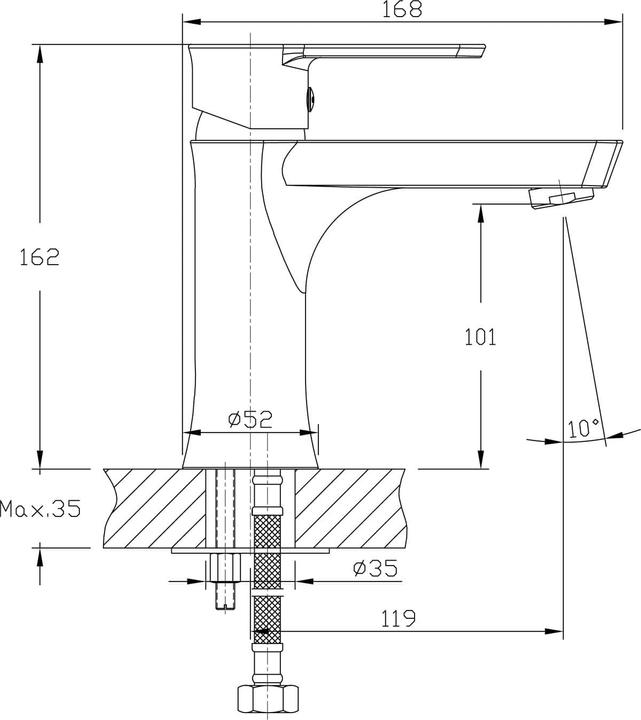 Produktbild Emotion Armatur Einhebelmischer Appia