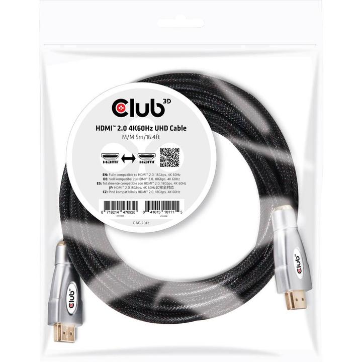Actual product image Club 3D HDMI (Typ A) — HDMI (Typ A) (5 m, HDMI)