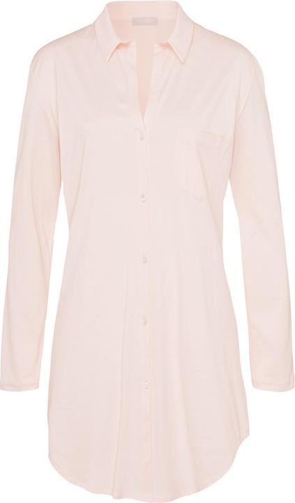 Hanro Camicia da notte Cotton Deluxe - 90 cm di lunghezza - manica lunga