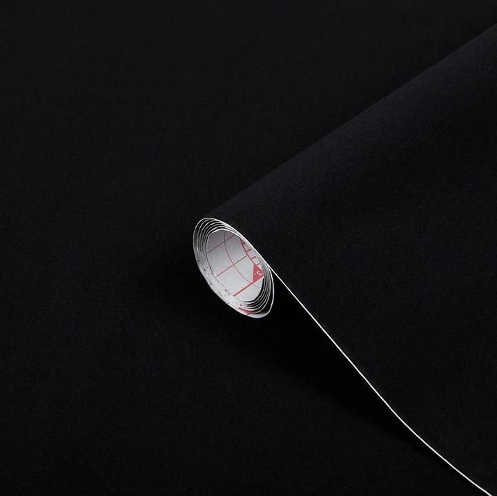 Produktbild D-C-Fix Veloursfolie 90 x 500 cm schwarz (90 x 500 cm)