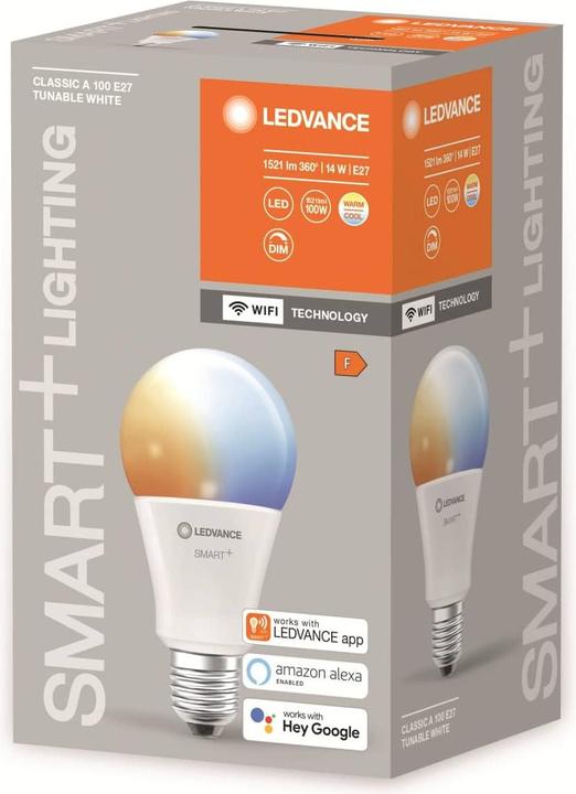 Image du produit Ledvance Classicsic A (E27, 14 W, 1521 lm, 1 x, F)