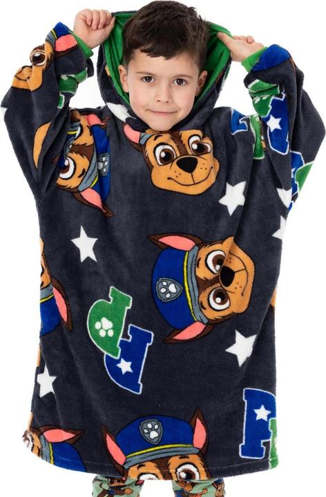 Actual product image Paw Patrol Boys Chase Hoodie Blanket (116, 122, 120 B)