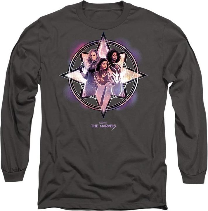 Actual product image The Marvels Unisex Adult Cosmic Heroes T-Shirt (M)