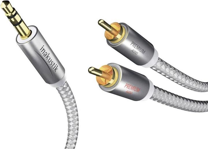 Actual product image Inakustik Jack cable (1.50 m, 3.5mm jack (AUX), Cinch)