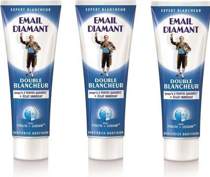 Immagine prodotto Atos E -Mail -Diamond Double Blancheur Dentifricio Sbiancante Dudged 75ml (75 ml)