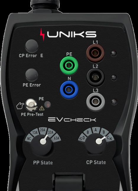Image du produit Uniks Kit d'adaptateur de test pour bornes de charge automobile (CAT II)