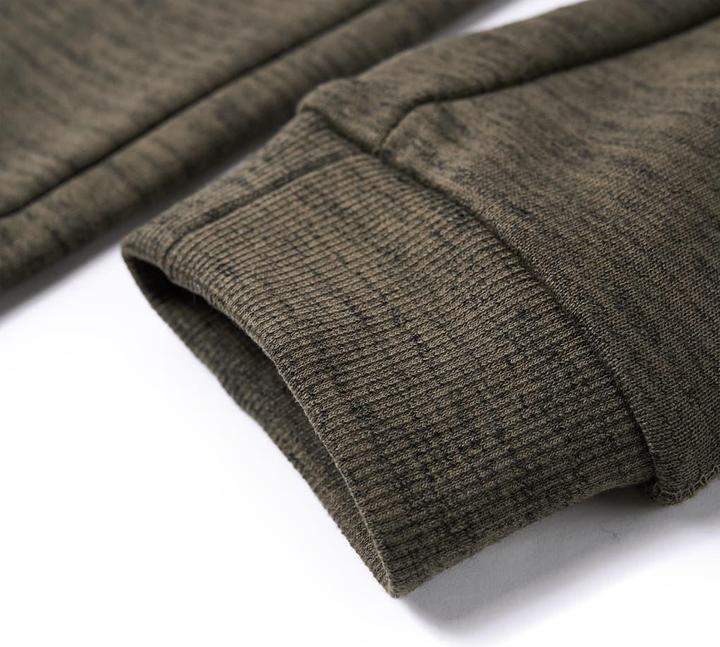 Actual product image VidaXL Kids training trousers dark khaki melange 116,Material (116)