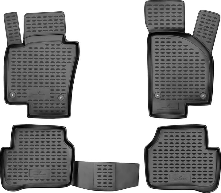 Image du produit Walser Tapis en caoutchouc XTR pour VW Passat/Variant (B7) 08/2010 - 12/2015 (2 tapis avant + 2 tapis arrière)