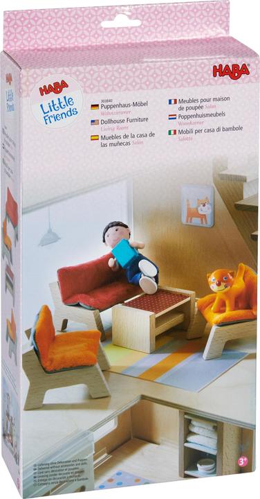 Image du produit Haba Little Friends - Meubles de maison de poupées Salon