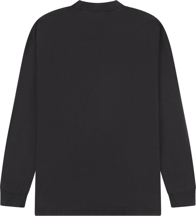 Actual product image Casual Classics Mens Acid Wash Combed Ringspun Cotton Extended Neckline Oversized Long-Sleeved T-Shirt (4XL)