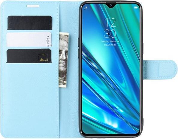 Actual product image MU Classic Litchi Leather Bookcover Series (Realme 5 Pro)