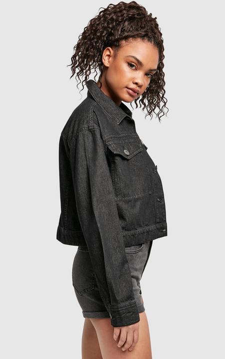 Actual product image Urban Classics Ladies Short Oversized Denim Jacket (L)