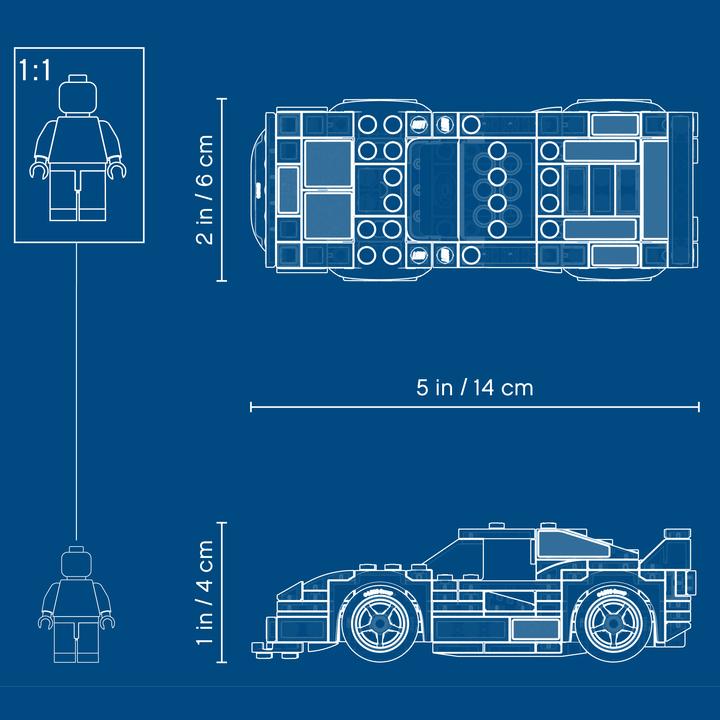 Produktbild LEGO Ferrari F40 (75890, LEGO Speed Champions)