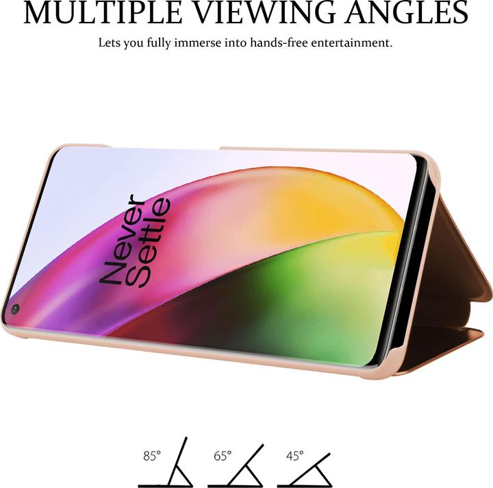 Actual product image Cadorabo Book Smart View Mirror Cover (Oneplus 8)