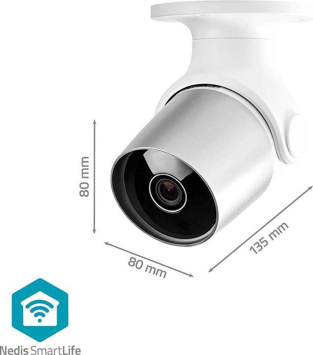 Actual product image Nedis WIFICO11CWT Security Camera (1920 x 1080 Pixels)