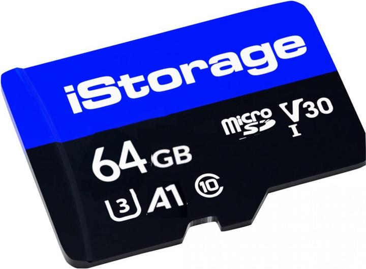 Produktbild iStorage microSD (1-Pack) (64 GB, microSDXC, U3, UHS-III)