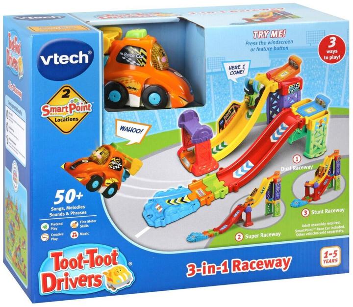 Immagine prodotto VTech 527503 Toot - Toot Baby 3 in 1 Tracce con veicoli e musica (versione inglese) 12+ mesi