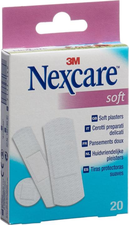 Actual product image 3M Plasters Soft Strips ass (20 x)