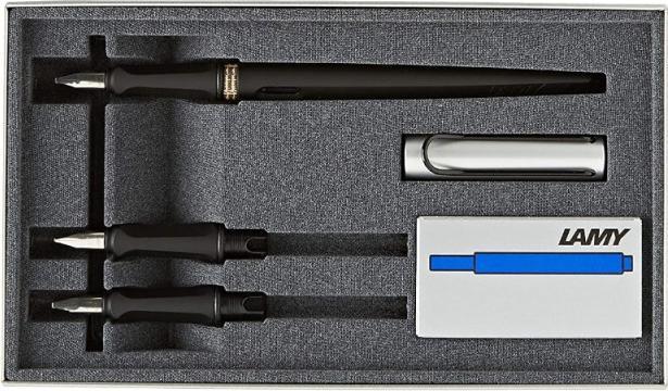 Actual product image Lamy JOY - pen and paper writing set (Grey, Black, 3 x)