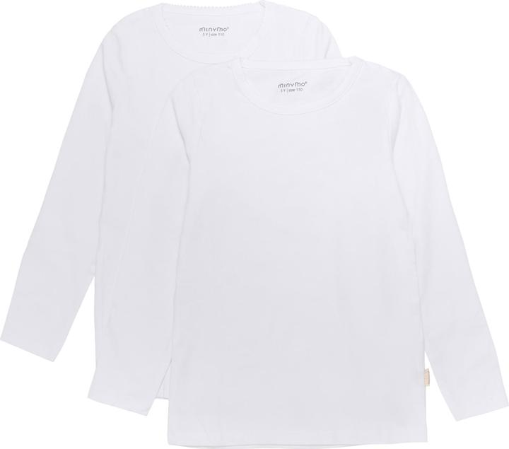 Minymo Kid's Basic 35 T-Shirt L/S (2-Pack)
