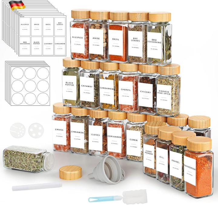 Immagine prodotto Lannvan Set di bicchieri per spezie (2.88 l)