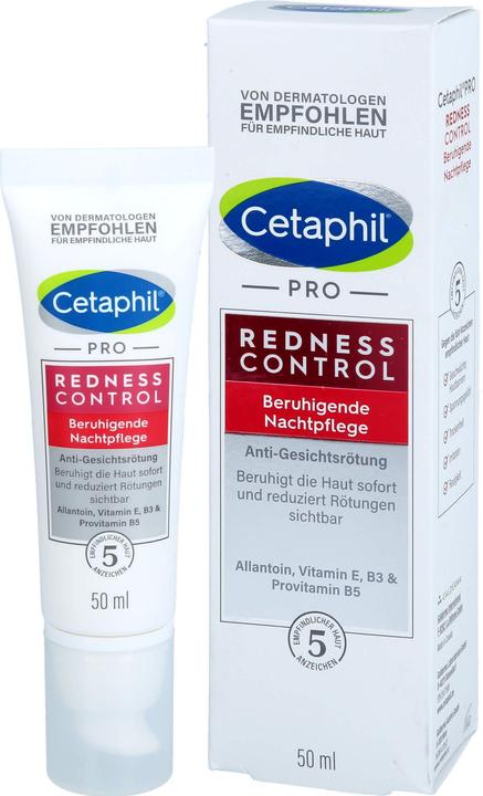 Cetaphil Pro RednessControl beruhigende Nachtpflege, 50 ml Creme (50 ml, Nachtcreme)