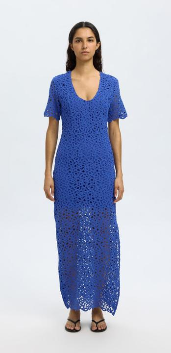Actual product image Selected Femme Häkel-Look Maxikleid (36)