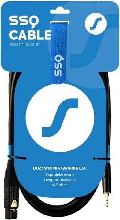 SSQ XLRMi1 - XLR żeński / Jack stéréo 3.5 (1 m)