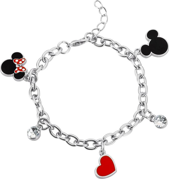Image du produit Disney Bracelet Mickey & Minnie Mouse (Argent Sterling)