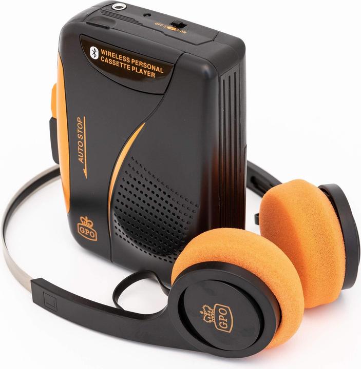 Actual product image GPO Retro cassette player with BT