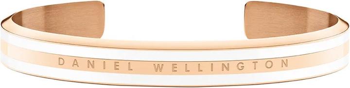 Daniel Wellington Classic Slim Bracelet Satin White Rose Gold M (Edelstahl, Emaille)
