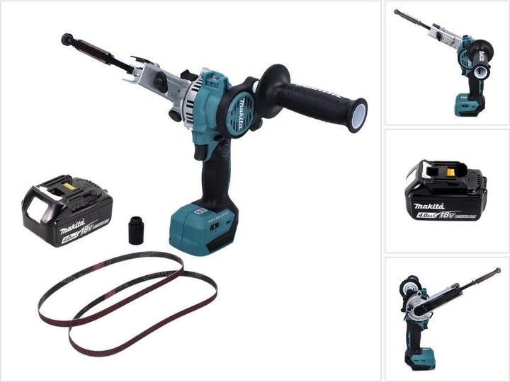 Image du produit Makita DBS 180 M1 Lime à bande sans fil 18 V 9 x 533 mm Brushless + 1x batterie 4,0 Ah - sans chargeur