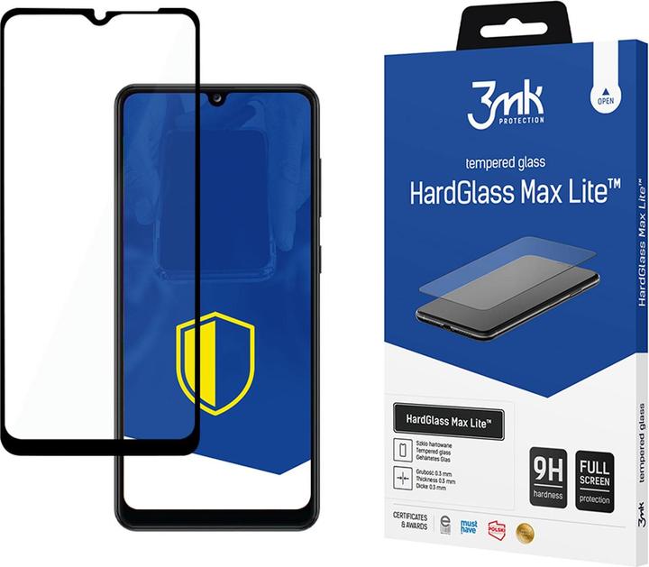 Actual product image 3MK Hardglass Max Lite screen protector (1 Piece, Samsung Galaxy A32 5G)