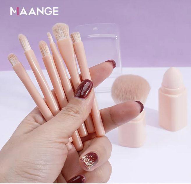 Image du produit Maange Mini pinceaux de maquillage de voyage (set de 8) (Set)