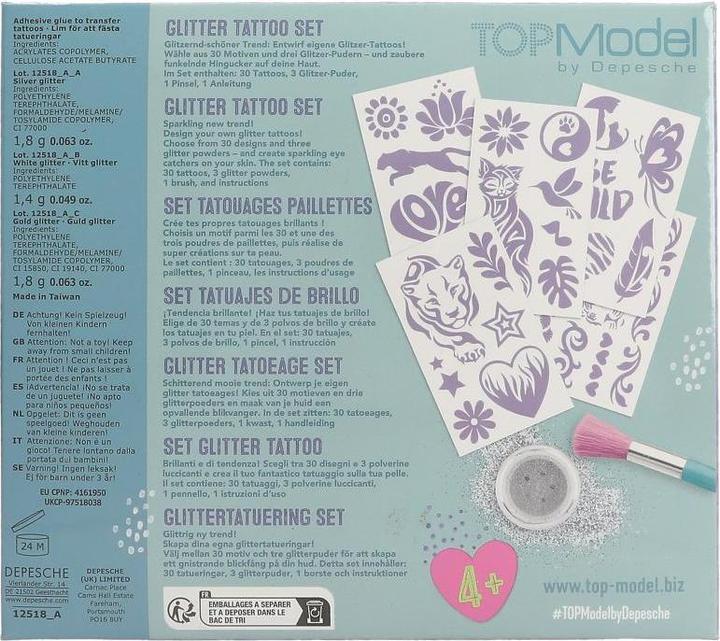 Produktbild Magni Glitzer Tattoo Set TOPModel FANTASY TIGER