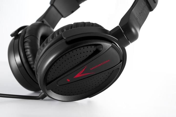 Actual product image Modecom MC-828-STRI cordless headphones with microphone (Cable)
