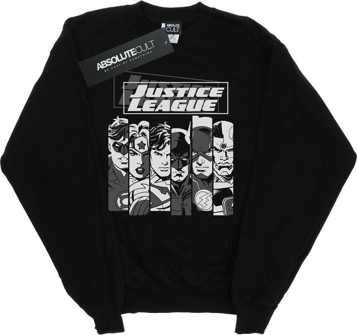 Actual product image Mens Justice League Stripes Sweatshirt (S)