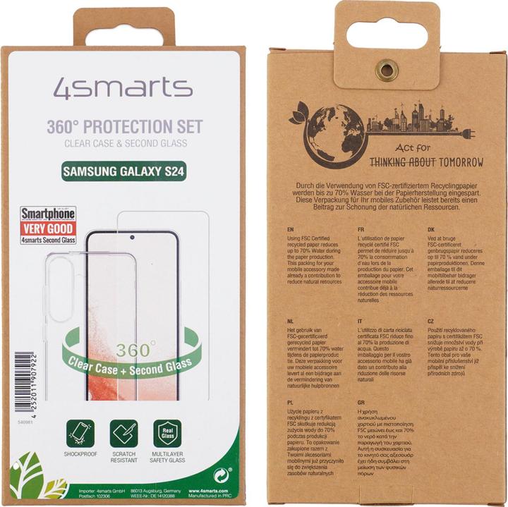 Immagine prodotto 4smarts Set di protezione a 360° (Samsung Galaxy S24)