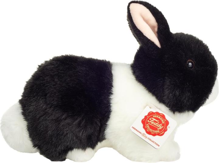 Image du produit Teddy Hermann Lapin noir et blanc 23cm (12 cm)