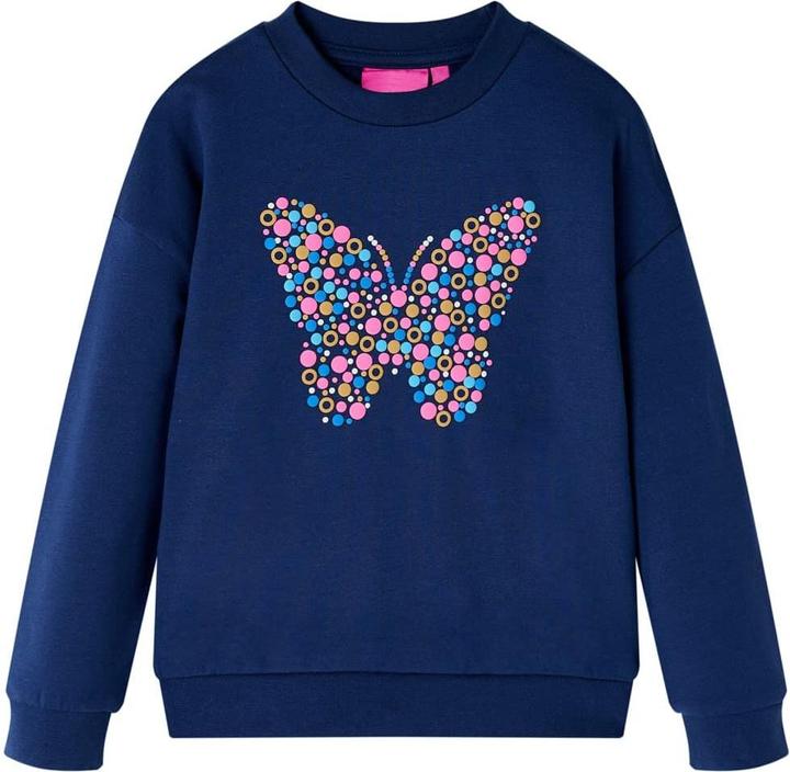 Actual product image VidaXL Children's sweatshirt navy blue 92,Material: 95 % cotton. 5 (92)