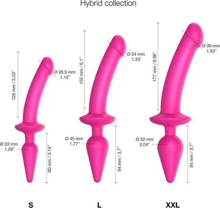 Productafbeelding Strap-on-me Switch Insteek Dildo (XXL)