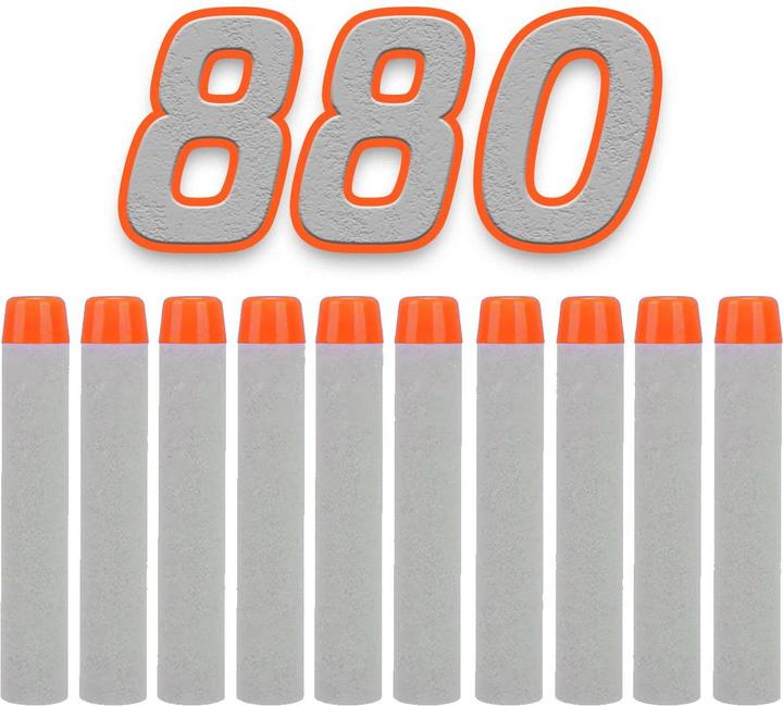 Actual product image König Design 880 Soft refill foam darts Elite Clip for NERF N-Strike replacement darts
