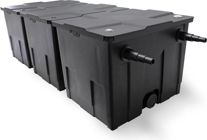 Produktbild SunSun 3-Kammer Filter Set 90000l 24W UVC 3er Teich Klärer NEO8000 70W Pumpe Schlauch